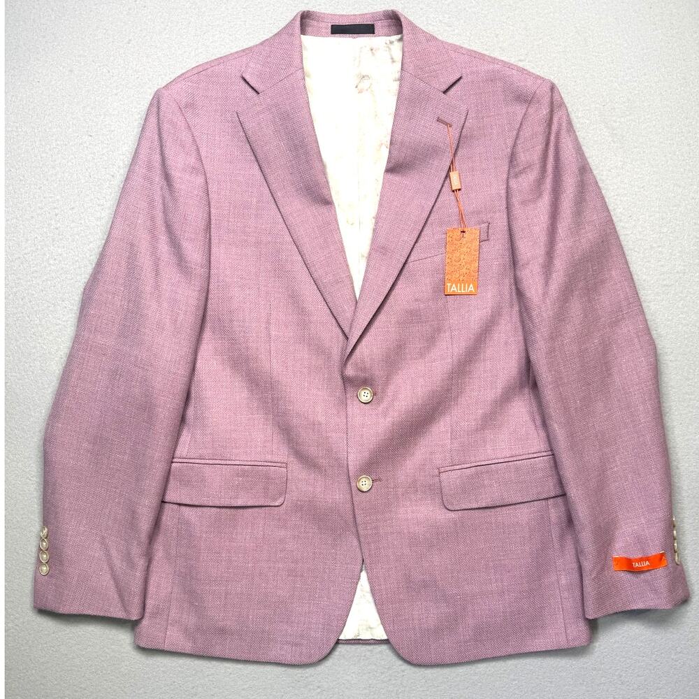 Tallia Men's Slim-Fit Wool-Blend Sport Coat  Lilac 42R $295
